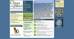 Desktop Screenshot of clawsandpawspetsitting.com